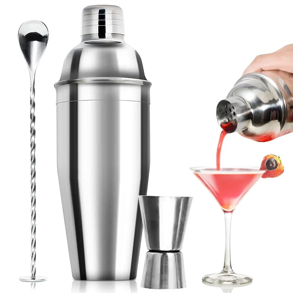 Boston Shaker Set - 3/6pcs ค็อกเทล Shaker สแตนเลสเครื่องมือ Bartending Margarita