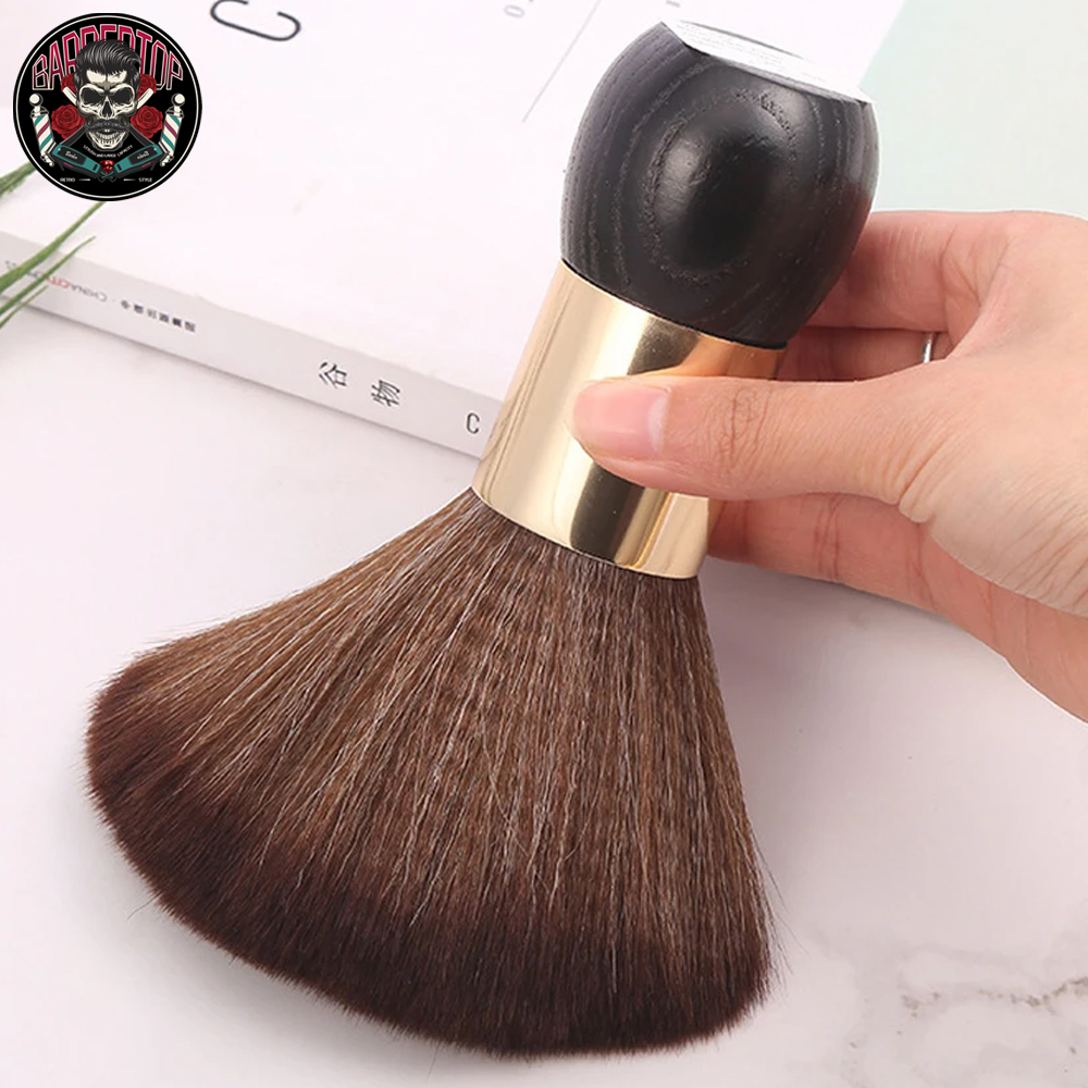 Home Barbershop - แปรงขนนุ่มสำหรับร้านตัดผมแปรงหวีหักสำหรับทำความสะอาดแปรงทำความสะอาดใบหน้าแปรงเคราอุปกรณ์เครื่องมือจัดแต่งทรงผมระดับมืออาชีพ