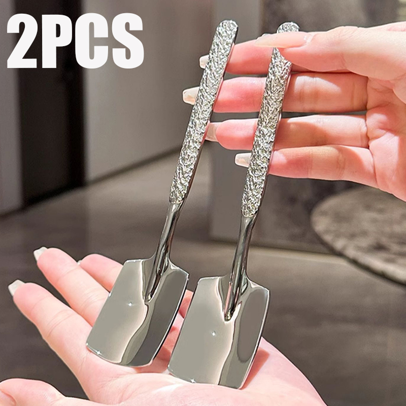 Ice Pick Pick - สแตนเลสพลั่วช้อนค้อนจับส้อมชากาแฟผลไม้ช้อนตักแตงโมไอศกรีมช้อนขนมหวานบนโต๊ะอาหาร