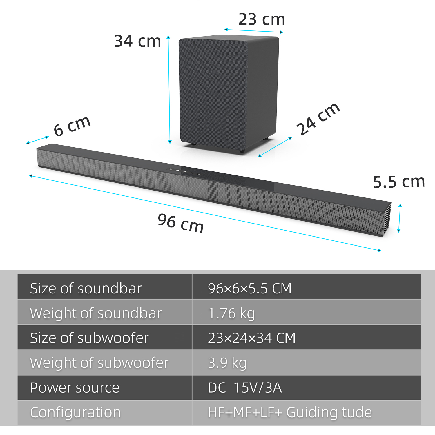 ซาวด์บาร์ทีวี 84W พร้อมซับวูฟเ - Home Bar And Theater บทวิจารณ์และราคา