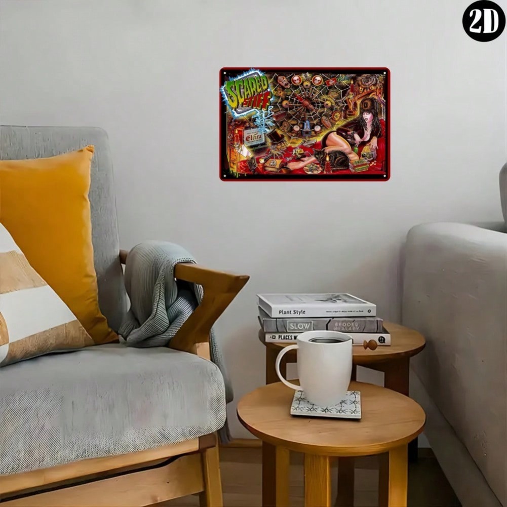 ป้ายโลหะวินเทจอวิลา - 1 ชิ้น - - Home Bar And Theater บทวิจารณ์และราคา