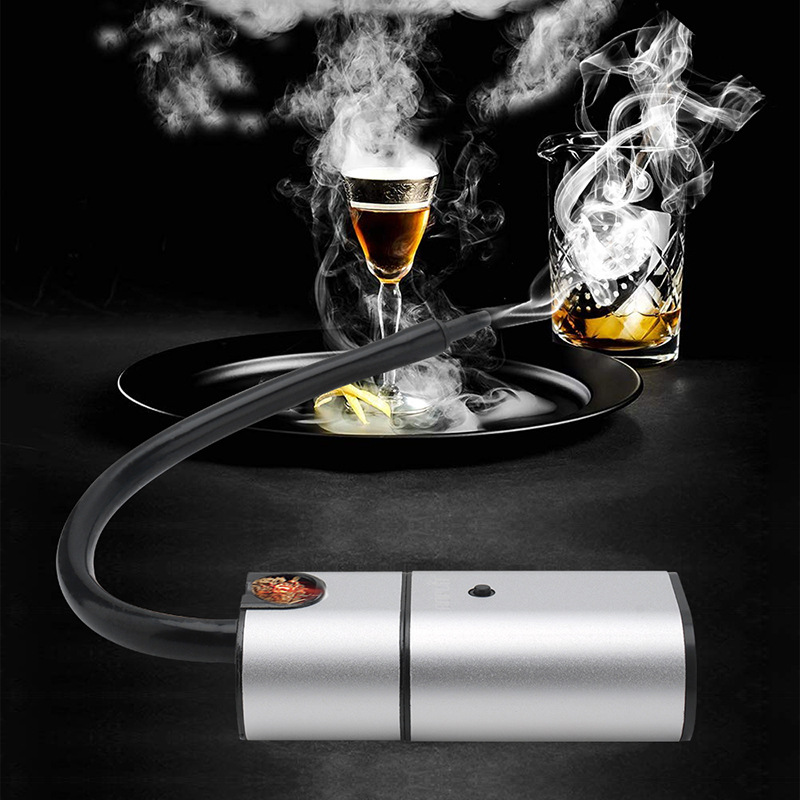 แบบพกพาควัน Infuser มือถือเย็น - Smoking Gun Kit บทวิจารณ์และราคา