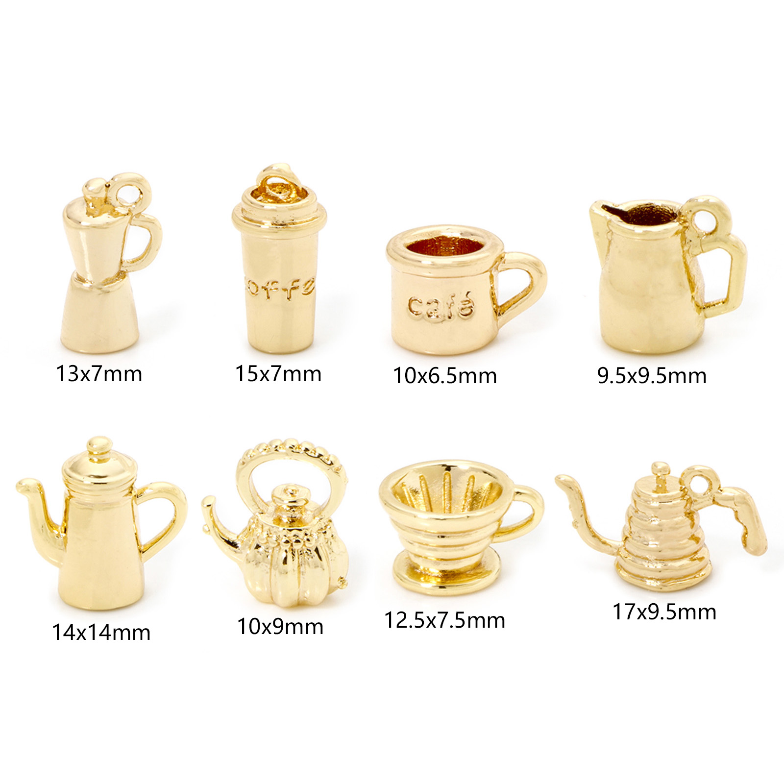 2/5 ชิ้นทองเหลือง Charms 18 K  - Citrus Juicer Bar บทวิจารณ์และราคา