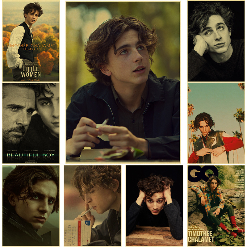Timothee chalamet โปสเตอร์ภาพว - Home Bar And Theater บทวิจารณ์และราคา