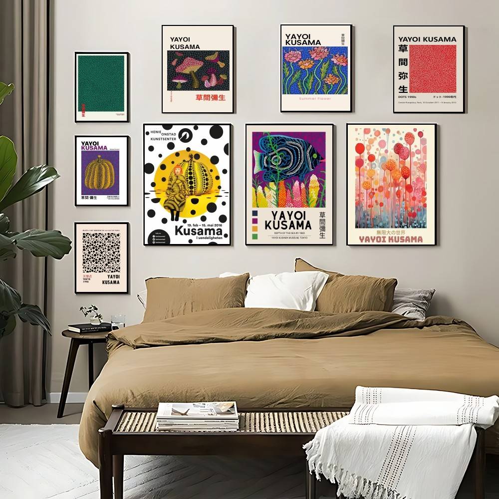 Y-Yayoi K-Kusama โปสเตอร์นิทรร - Home Bar And Coffee บทวิจารณ์และราคา