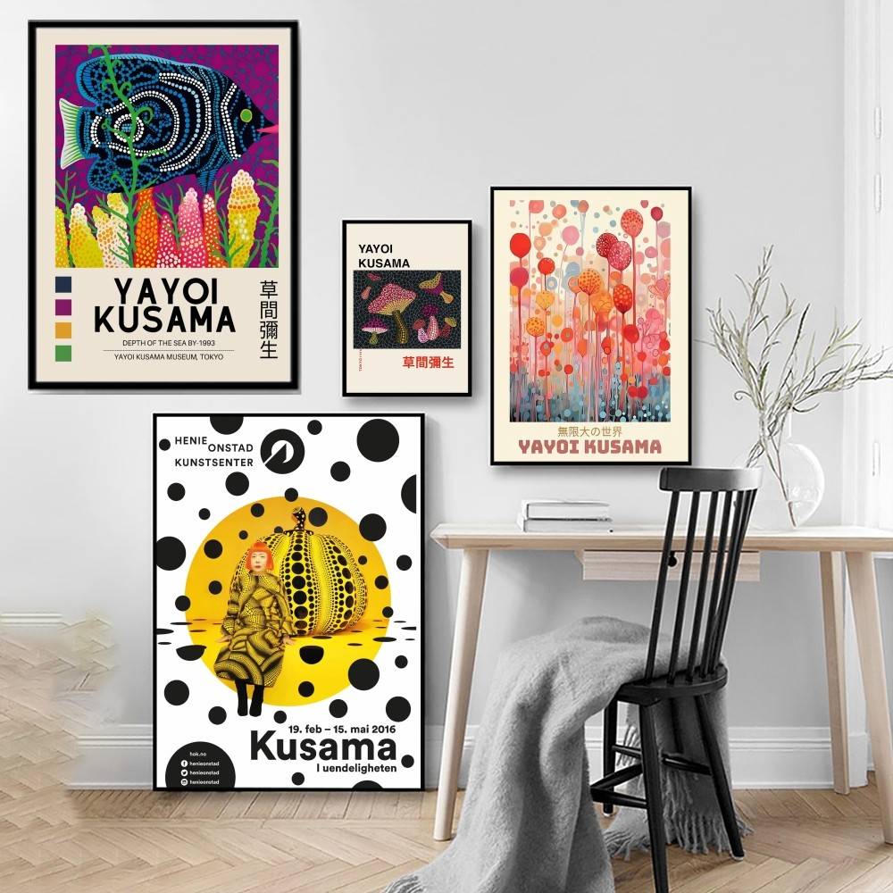 Y-Yayoi K-Kusama โปสเตอร์นิทรร - Home Bar And Coffee บทวิจารณ์และราคา
