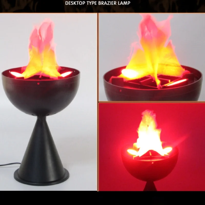 โคมไฟเปลวไฟ 3 มิติ จำลองเตาไฟ  - Home Bar Accessories บทวิจารณ์และราคา