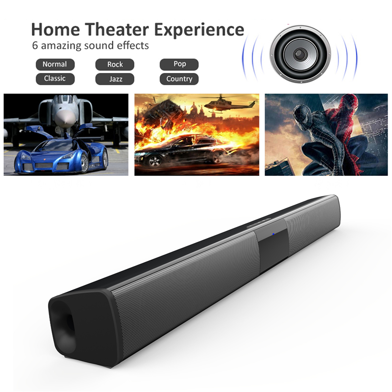 40W ไร้สายบลูทูธ 5.0 Soundbar  - Home Bar And Theater บทวิจารณ์และราคา