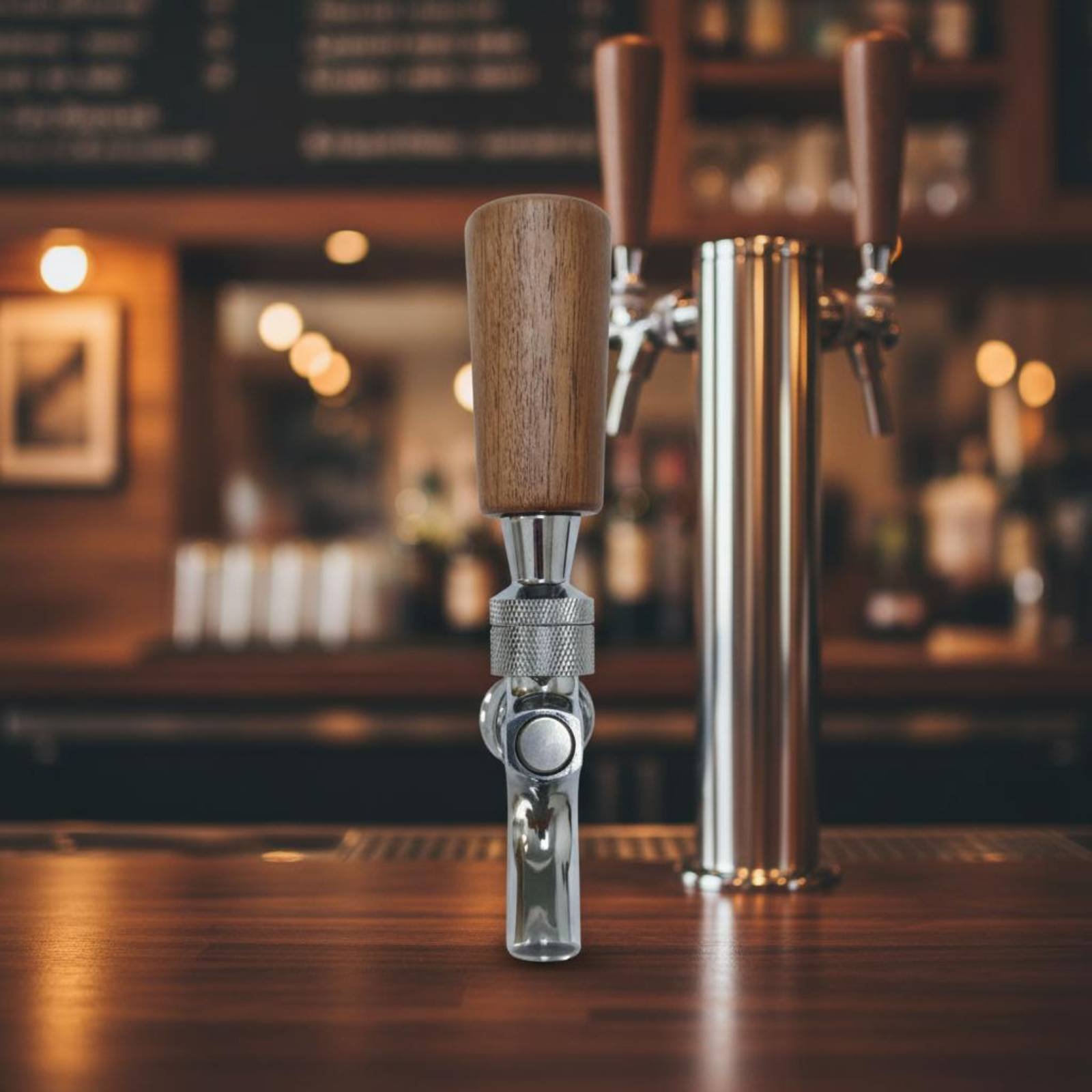 ด้ามจับเบียร์ไม้สั้น ด้ามจับก๊ - Home Bar Accessories บทวิจารณ์และราคา