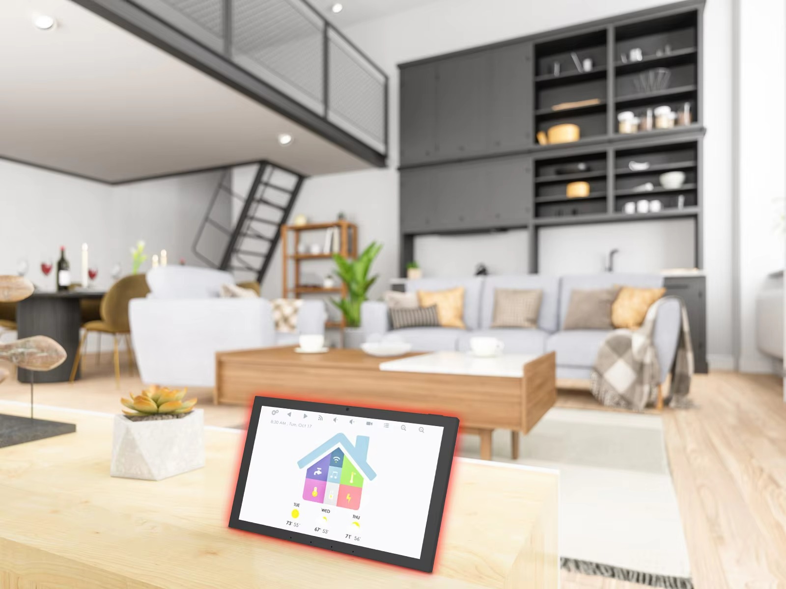 แผงควบคุมบ้านอัจฉริยะระบบแอนดร - Home Bar Android บทวิจารณ์และราคา